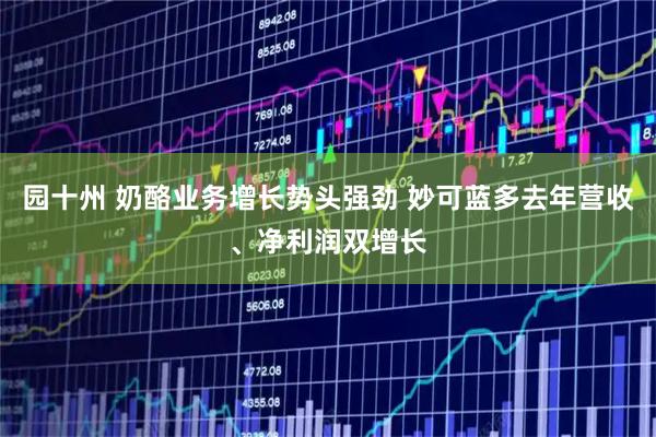 园十州 奶酪业务增长势头强劲 妙可蓝多去年营收、净利润双增长
