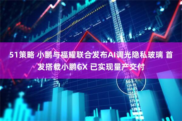 51策略 小鹏与福耀联合发布AI调光隐私玻璃 首发搭载小鹏GX 已实现量产交付
