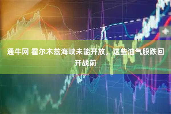 通牛网 霍尔木兹海峡未能开放，这些油气股跌回开战前